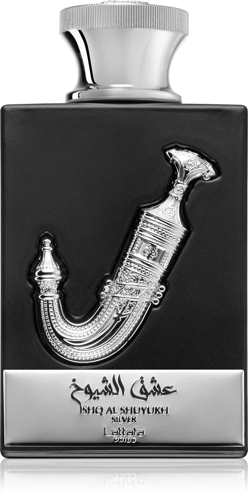 Coffret Gift Set-Ishq al Shuyukh Silver Lattafa